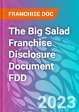 The Big Salad Franchise Disclosure Document FDD- Product Image