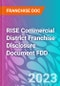 RISE Commercial District Franchise Disclosure Document FDD - Product Thumbnail Image