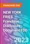 NEW YORK FRIES Franchise Disclosure Document FDD - Product Thumbnail Image