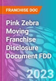 Pink Zebra Moving Franchise Disclosure Document FDD- Product Image