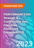 PERFORMANCE360 Strength & Conditioning Gym Franchise Disclosure Document FDD- Product Image