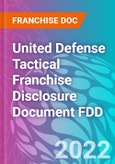United Defense Tactical Franchise Disclosure Document FDD- Product Image