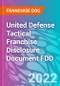 United Defense Tactical Franchise Disclosure Document FDD - Product Thumbnail Image