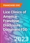 Lice Clinics of America Franchise Disclosure Document FDD - Product Thumbnail Image