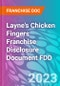 Layne's Chicken Fingers Franchise Disclosure Document FDD - Product Thumbnail Image
