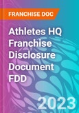Athletes HQ Franchise Disclosure Document FDD- Product Image