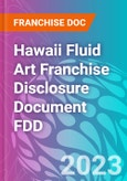 Hawaii Fluid Art Franchise Disclosure Document FDD- Product Image