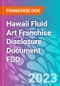 Hawaii Fluid Art Franchise Disclosure Document FDD - Product Thumbnail Image
