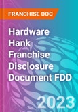 Hardware Hank Franchise Disclosure Document FDD- Product Image