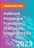 Hallmark Homecare Franchise Disclosure Document FDD- Product Image