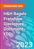 H&H Bagels Franchise Disclosure Document FDD- Product Image