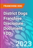 District Dogs Franchise Disclosure Document FDD- Product Image