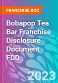 Bobapop Tea Bar Franchise Disclosure Document FDD- Product Image