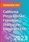 California Pizza Kitchen Franchise Disclosure Document FDD - Product Thumbnail Image