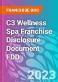 C3 Wellness Spa Franchise Disclosure Document FDD- Product Image