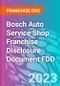 Bosch Auto Service Shop Franchise Disclosure Document FDD - Product Thumbnail Image