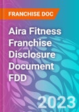 Aira Fitness Franchise Disclosure Document FDD- Product Image