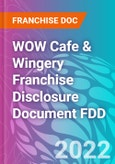 WOW Cafe & Wingery Franchise Disclosure Document FDD- Product Image