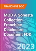 MOD A Sonesta Collection Franchise Disclosure Document FDD- Product Image