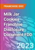 Milk Jar Cookies Franchise Disclosure Document FDD- Product Image