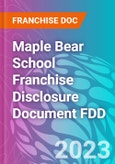 Maple Bear School Franchise Disclosure Document FDD- Product Image