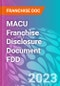 MACU Franchise Disclosure Document FDD - Product Thumbnail Image