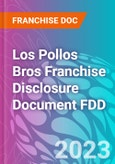 Los Pollos Bros Franchise Disclosure Document FDD- Product Image