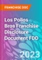 Los Pollos Bros Franchise Disclosure Document FDD - Product Thumbnail Image