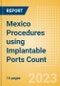 Mexico Procedures using Implantable Ports Count by Segments (Implantable Ports Placed for Chemotherapy Treatments and Implantable Ports Placed for Other Indications) and Forecast to 2030 - Product Thumbnail Image