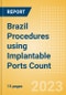 Brazil Procedures using Implantable Ports Count by Segments (Implantable Ports Placed for Chemotherapy Treatments and Implantable Ports Placed for Other Indications) and Forecast to 2030 - Product Thumbnail Image