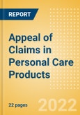 Appeal of Claims in Personal Care Products - Consumer Survey Insights- Product Image
