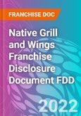 Native Grill and Wings Franchise Disclosure Document FDD- Product Image