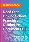 Road Star Driving School Franchise Disclosure Document FDD- Product Image