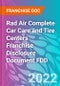 Rad Air Complete Car Care and Tire Centers Franchise Disclosure Document FDD - Product Thumbnail Image