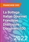 La Bottega Italian Gourmet Franchise Disclosure Document FDD - Product Thumbnail Image