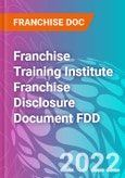 Franchise Training Institute Franchise Disclosure Document FDD- Product Image