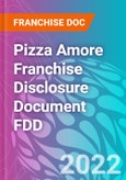 Pizza Amore Franchise Disclosure Document FDD- Product Image