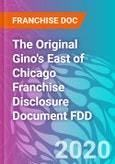 The Original Gino's East of Chicago Franchise Disclosure Document FDD- Product Image