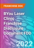 BYou Laser Clinic Franchise Disclosure Document FDD- Product Image