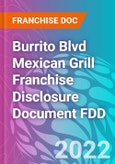Burrito Blvd Mexican Grill Franchise Disclosure Document FDD- Product Image