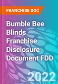 Bumble Bee Blinds Franchise Disclosure Document FDD- Product Image