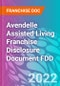 Avendelle Assisted Living Franchise Disclosure Document FDD - Product Thumbnail Image