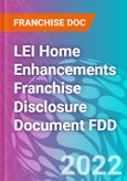 LEI Home Enhancements Franchise Disclosure Document FDD- Product Image