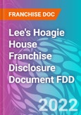 Lee's Hoagie House Franchise Disclosure Document FDD- Product Image