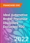 Ideal Automotive Broker Franchise Disclosure Document FDD - Product Thumbnail Image