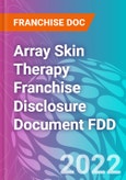 Array Skin Therapy Franchise Disclosure Document FDD- Product Image