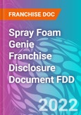 Spray Foam Genie Franchise Disclosure Document FDD- Product Image