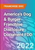 America's Dog & Burger Franchise Disclosure Document FDD- Product Image