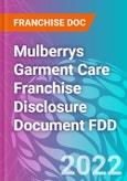 Mulberrys Garment Care Franchise Disclosure Document FDD- Product Image
