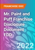 Mr. Paint and Puff Franchise Disclosure Document FDD- Product Image